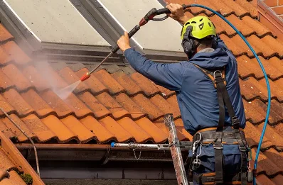 Démoussage et hydrofuge de toiture à Lametz